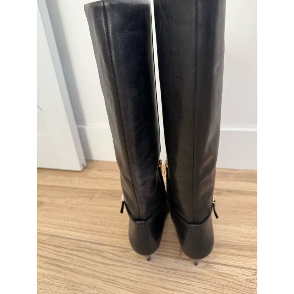 Madewell Eliza Tall Buckle Boots NWOB 7.5 black
